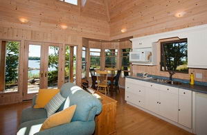 Guest Cottage - Kitchen and Dining Area - Country homes for sale and luxury real estate including horse farms and property in the Caledon and King City areas near Toronto